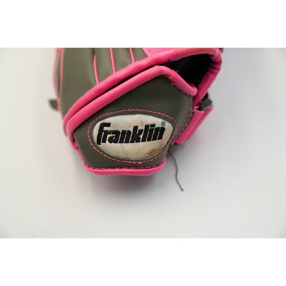 Franklin Pink & Grey CFS 22700 10.5 " Left Hand Softball Fielder Glove - Picture 8 of 8